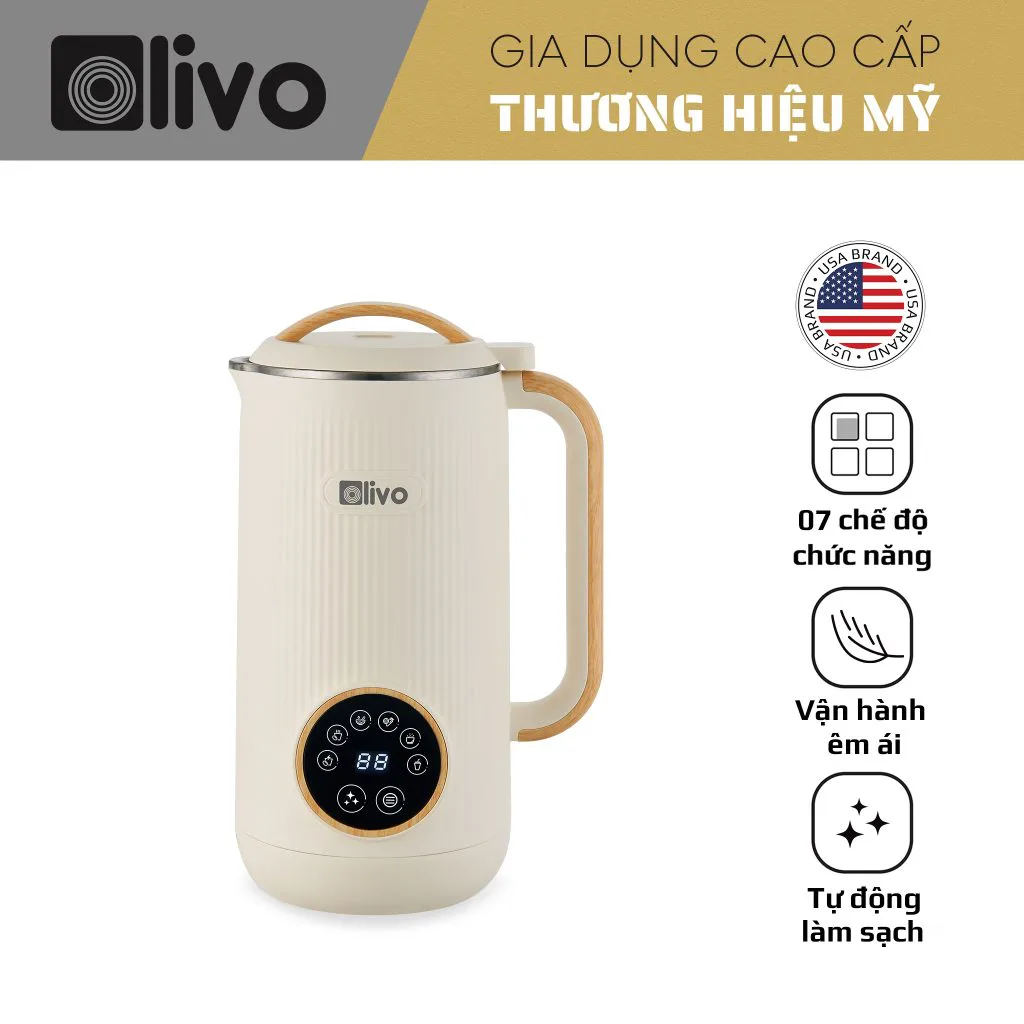 Máy Xay Nấu Đa Năng OLIVO CB400 PRO – Nhỏ Gọn Tiện Mang Theo – Đa Chức Năng – Cao Cấp – Chống Trào Tuyệt Đối