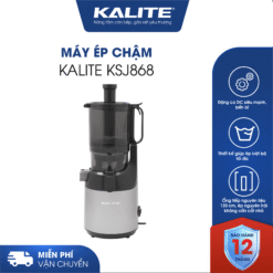 Máy ép chậm KALITE KSJ868 – Động cơ DC siêu khỏe, ép kiệt bã vượt trội