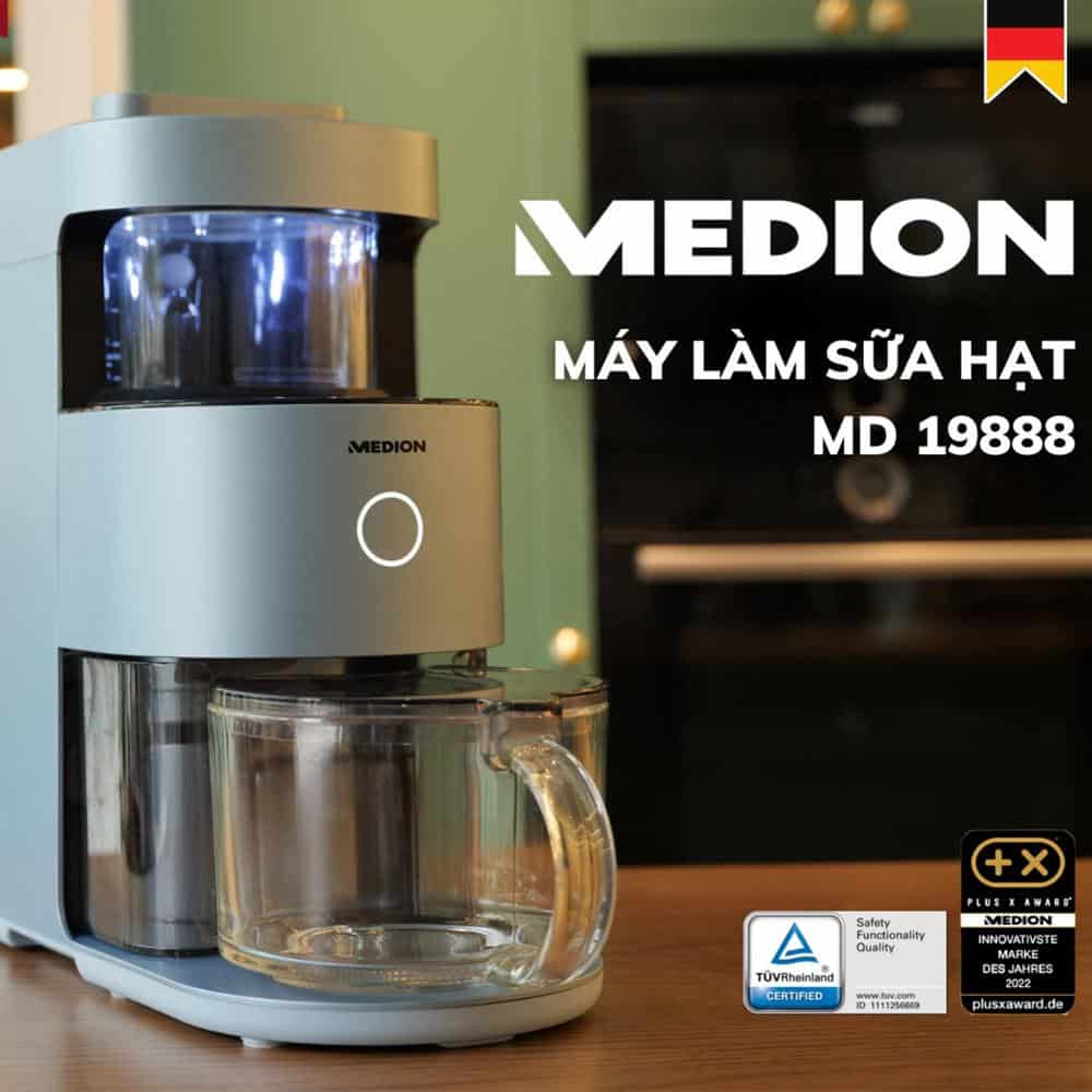 Máy Làm Sữa Hạt Tự Động Medion