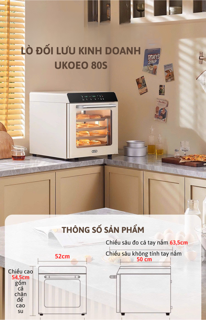 Lò nướng Ukoeo 80S